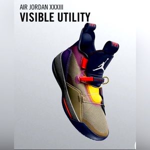 Nike Air Jordan 33 “Visible Utility” - Men’s Size 8 - Women’s 9.5 (AQ8830-200)